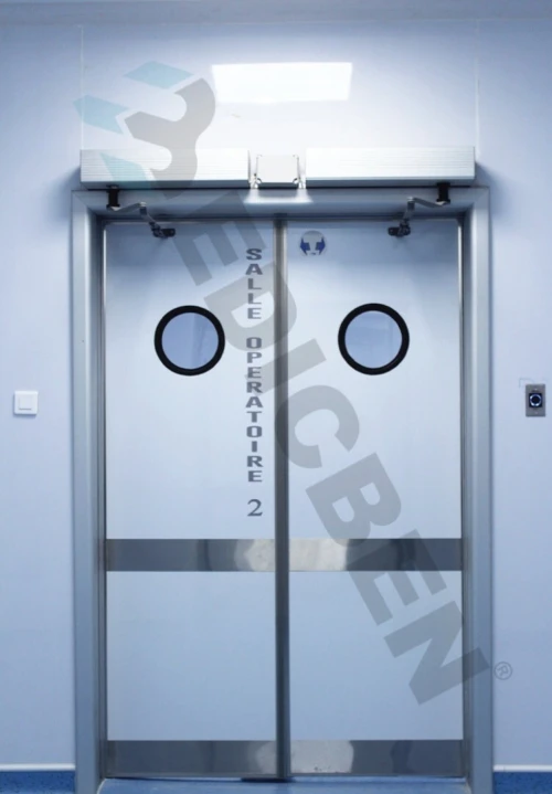 Porte battante automatique (un vantail / deux vantaux)