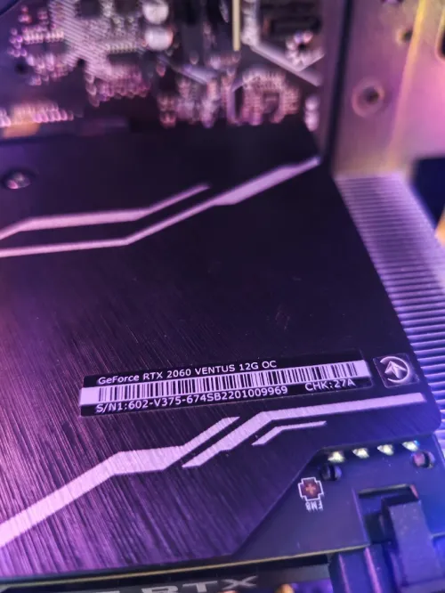 PC GAMER ( RYZEN 5 3600 +RTX 2060 12GB + 16GB + 256GB SSD) 