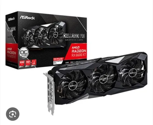 RX 6600XT 8GB OC ASROCK CHALLENGER 3 VENTILO 