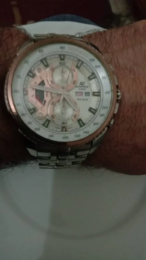 Montre Casio Edifice EF-S590D1BVUE Chronographe  Boîtier acier  cadran squelette Avec boîte + Très bon état !