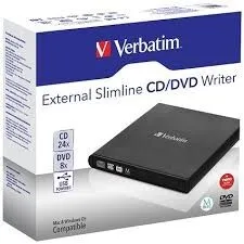 Graveur externe CD/DVD Verbatim Slimline USB  Neuf scellé Portable et puissant !