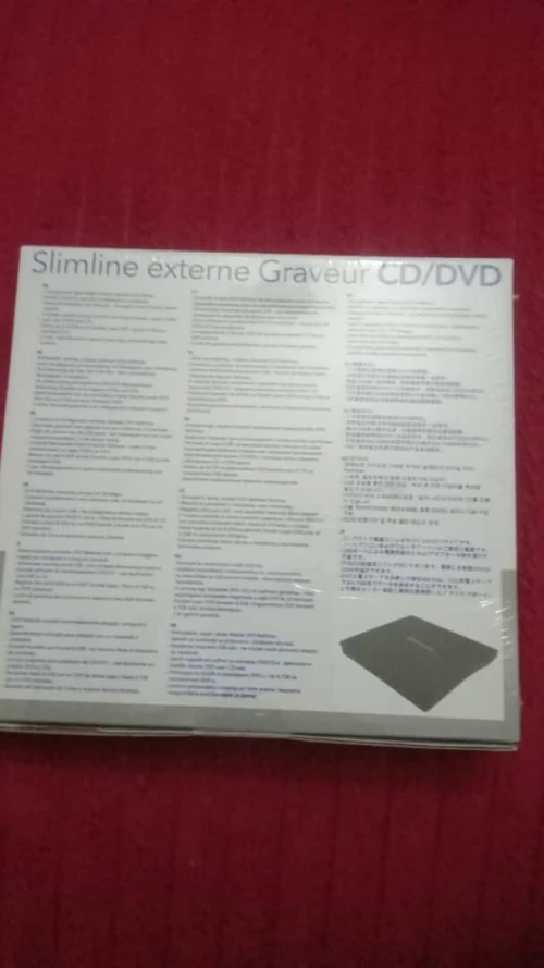 Graveur externe CD/DVD Verbatim Slimline USB  Neuf scellé Portable et puissant !