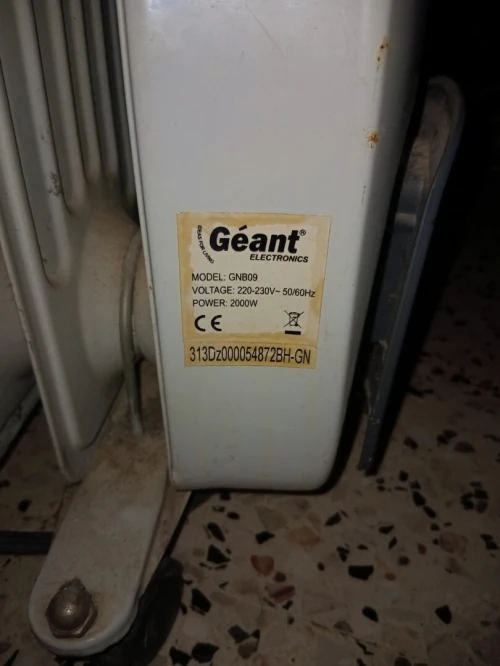 Chauffage GÈANT Electronic 2000W