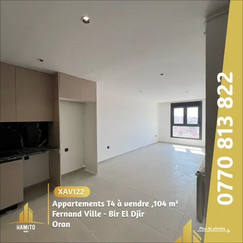 Vente Appartement F4 Oran Bir el djir