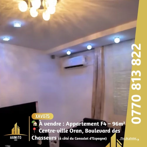 Vente Appartement F4 Oran Oran