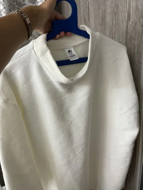 Pull blanc ou rose femme