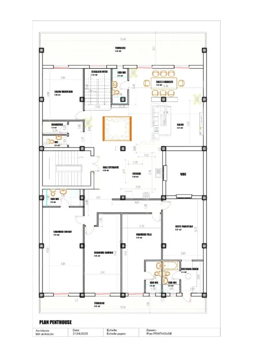Conception de Plan Architecture 2D