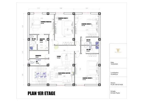 Conception de Plan Architecture 2D