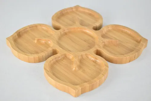 ASSIETTE PRÉSENTATION EN BOIS DIM 23 CM 4624-10
