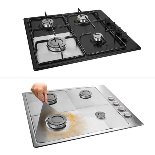 PRESTO FEUILLE DE PROTECTION CUISINIÈRE 27*27CM 4 PIÈCES 420949