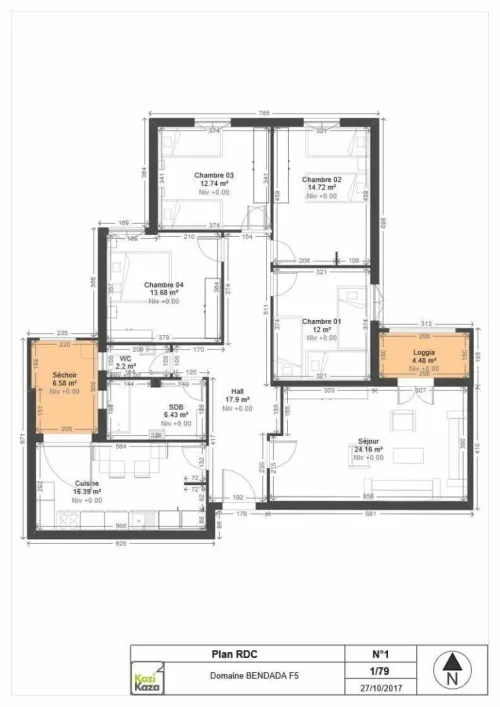 Vente Appartement F5 Alger Staoueli