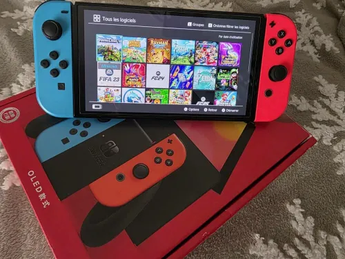 Nintendo switch oued flashé 64Go mémoire console 512Go carte mémoire