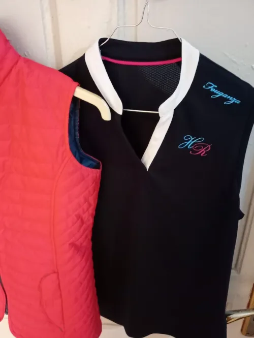 Pack fouganza enfants pour filles , veste concours + gilet +t-shirt 