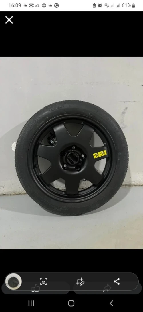 Roue de secour T125 /80 R17