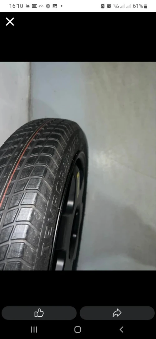 Roue de secour T125 /80 R17
