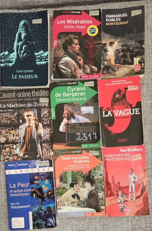 Lots des livres collège LIAD