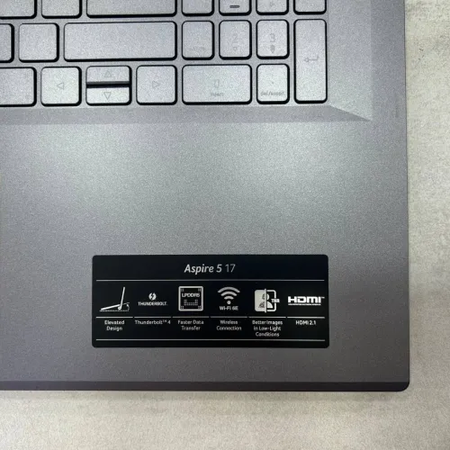 Acer Aspire A5 17 neuf jamais utilisé sous emballage 17,3 pouce i5-1335U 16 Go DDR5 512 Go SSD NVMe Iris Xe Graphics
