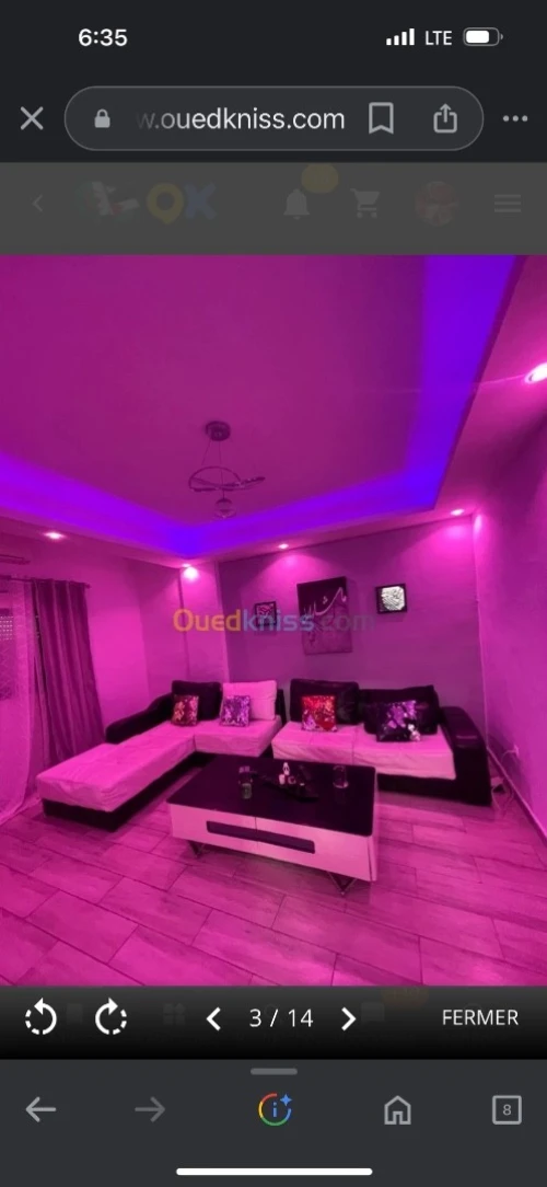 Location vacances Appartement F2 Oran Bir el djir