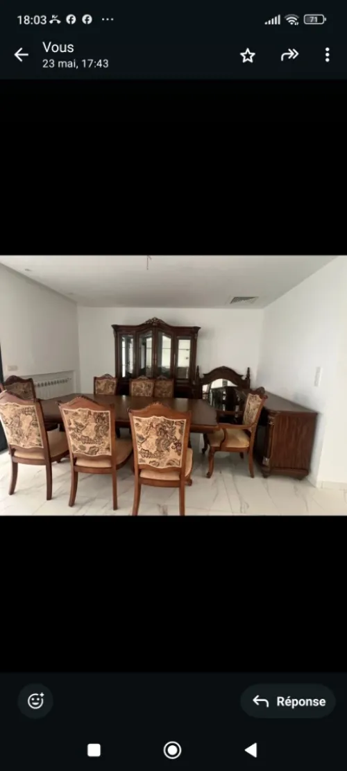 Vendre 1 salle a manger stylée 