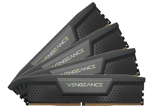CORSAIR VENGEANCE DDR5 192GB (4X48GB) DDR5 Up to 520OMHZ C38 Intel Optimised Desktop Memory (Onboard Voltage Regulation, ustom XMP 3.0 Profiles, Compact Form-Factor) Black
