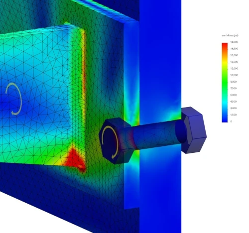 Formation SOLIDWORKS Simulation Algérie Analyse Statique FEM/FEA & Mécanique 