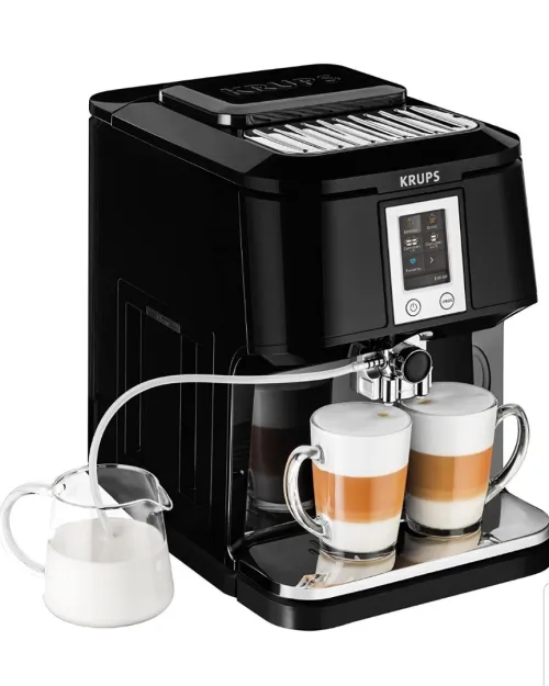 Krups eA8808 2 en 1-touch machine capuucino 1,7 l (noir)