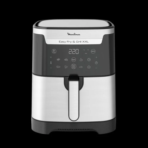 MOULINEX FRITEUSE A AIR CHAUD ET GRILL EASY FRY & GRILL DIGITAL 2-EN-1 XXL INOX EZ801D10