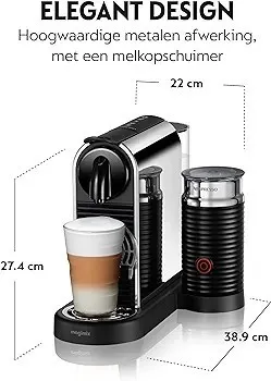 Magimix Nespresso  Citiz Milk Chrome