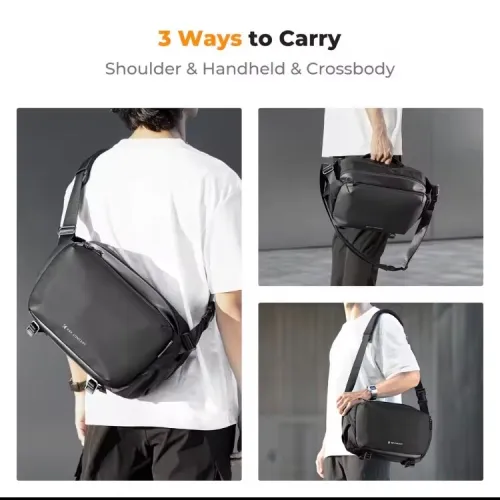 K&F Concept Camera Sling Bag 12L Waterproof Sacoche Professionnelle pour Appareil Photo