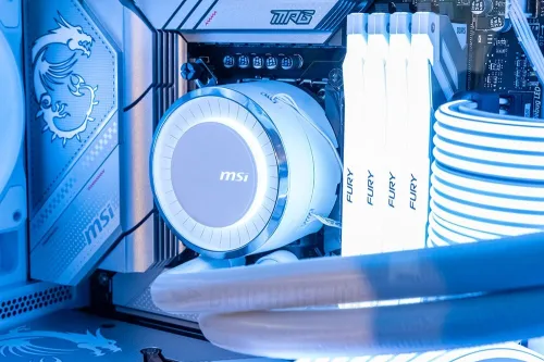 VENTILATEUR WATER COOLING MSI MAG CORELIQUID E240 WHITE