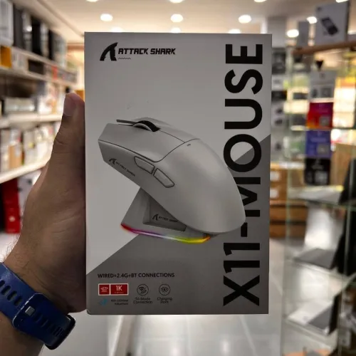 SOURIS GAMING ATTACK SHARK X11 SANS FIL White (ORIGINAL)