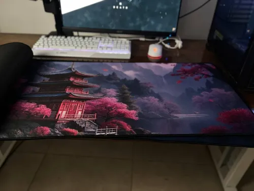 Tapis de Souris Gamer XXL 900x400x2mm  Grand Tapis de Bureau pour Clavier et Souris