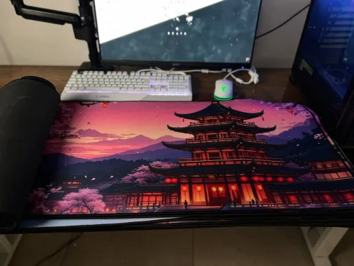 Tapis de Souris Gamer XXL 900x400x2mm  Grand Tapis de Bureau pour Clavier et Souris