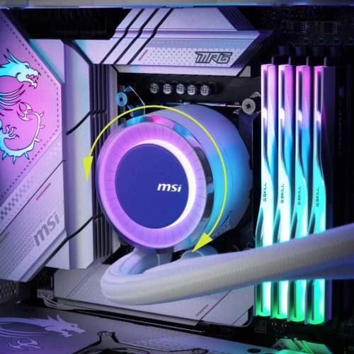 VENTILATEUR WATER COOLING MSI MAG CORELIQUID E360 WHITE