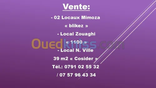 Vente Local Constantine Constantine