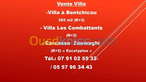 Vente Villa Constantine Constantine
