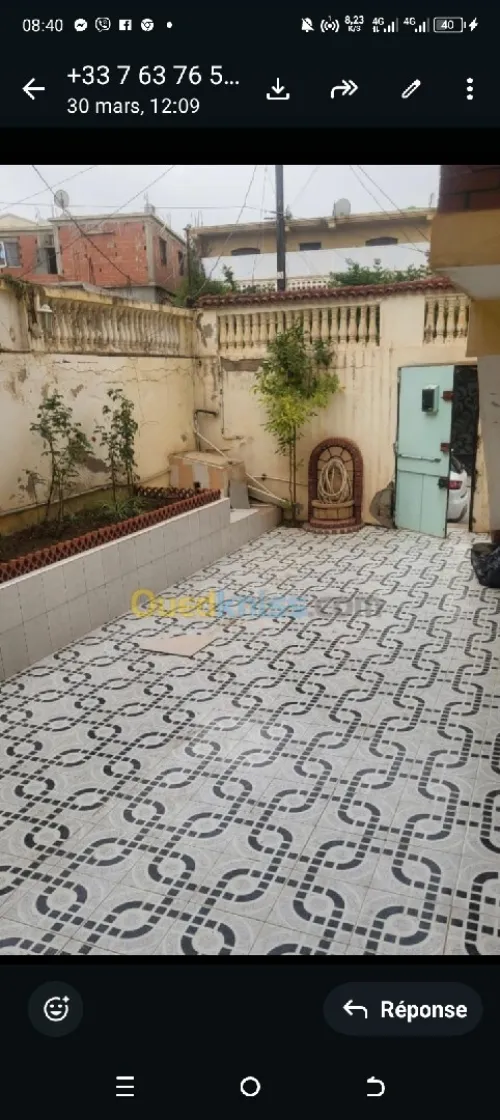 Vente Villa Tipaza Cherchell