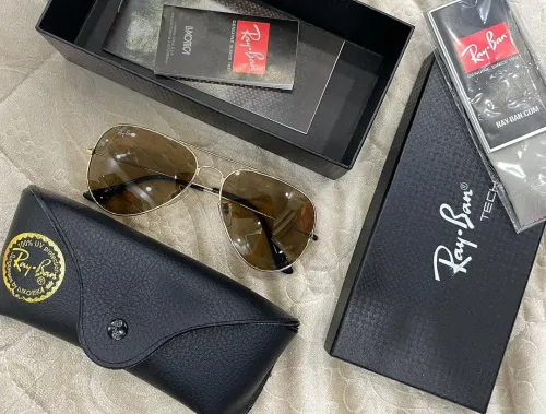 RAY-BAN  MÉTAL RB   aviator Luxury Designer Eyewear. Fabrication   itali