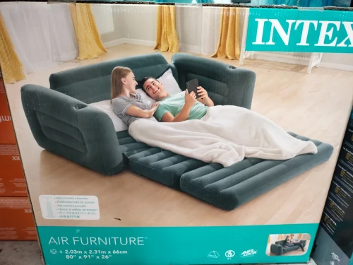 Matela a air deux places intex