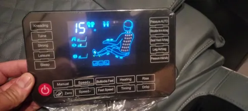 Fauteuil massage lux avec télécommande 