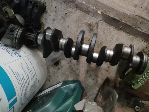 Vilebrequin culasse bloc moteur arbre à cames culasse faussée