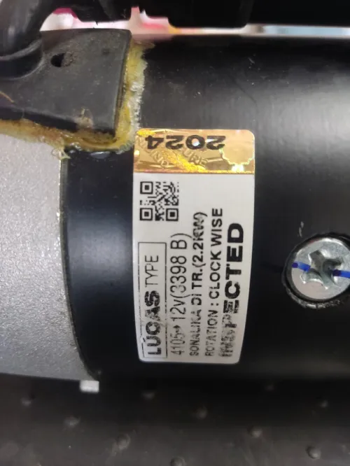 Démarreur 12V sonalika
