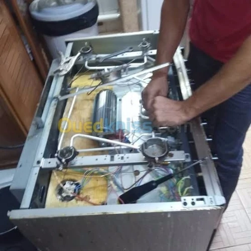 Reparation tou chauff bein et chauffage à Gaz et  cuisin et Machin à laver 
