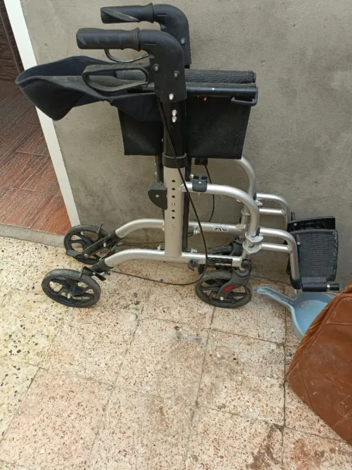 Déambulateur rollator 2 en 1 مشاية
