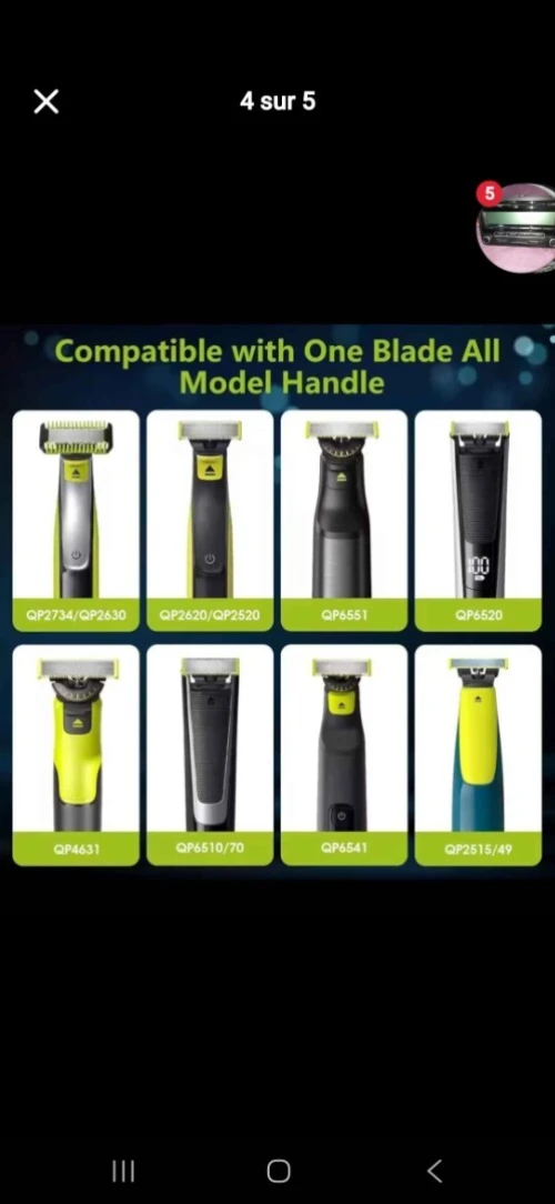 Oneblade recharge