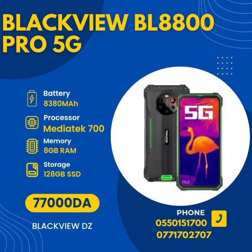 BLACKVIEW BL8800 PRO 8GB/128GB 8380mAh Caméra By FLIR