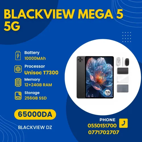 BLACKVIEW MEGA 5+ACCESOIRES  12GB/256GB  10000mAh  5G