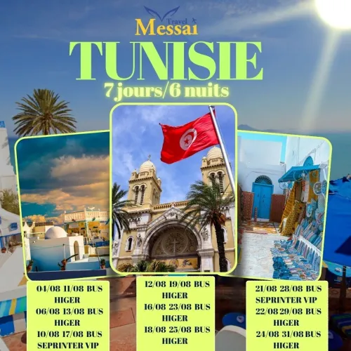 LA TUNISIE 7 JOURS /6 NUITS 