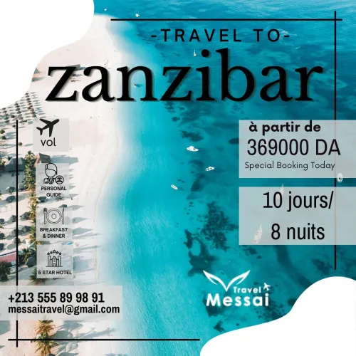 voyage organisé à Zanzibar