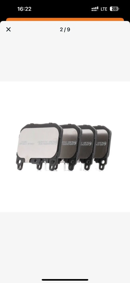 Plaquettes de frein avant bmw et mini RIDEX